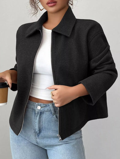 Chaqueta casual para mujer con cremallera - Alena