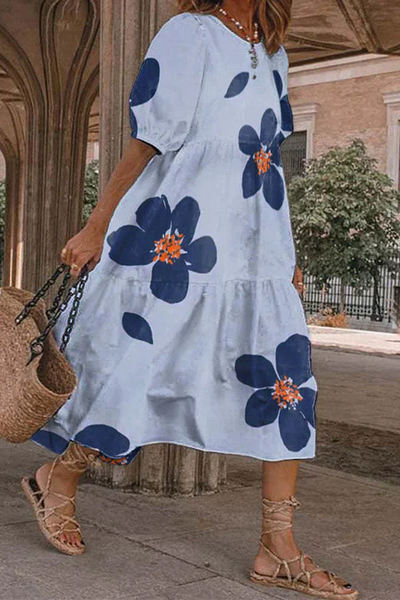 Vestido con falda de vuelo ideal para un look femenino y romántico