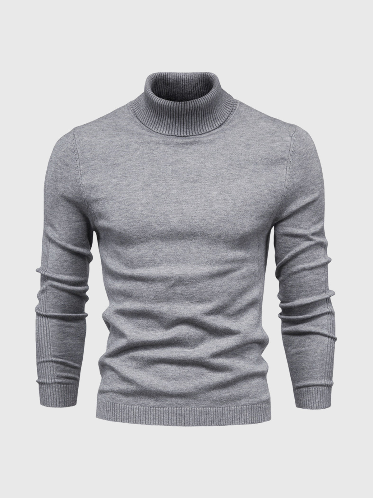 Jersey de cuello alto para hombre, lavable