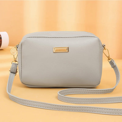 Bolso bandolera mujer piel sintética diseño minimalista - Clara