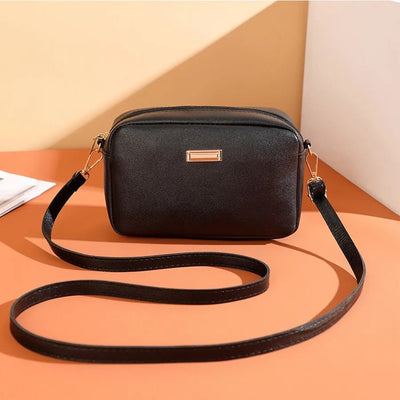 Bolso bandolera mujer piel sintética diseño minimalista - Clara