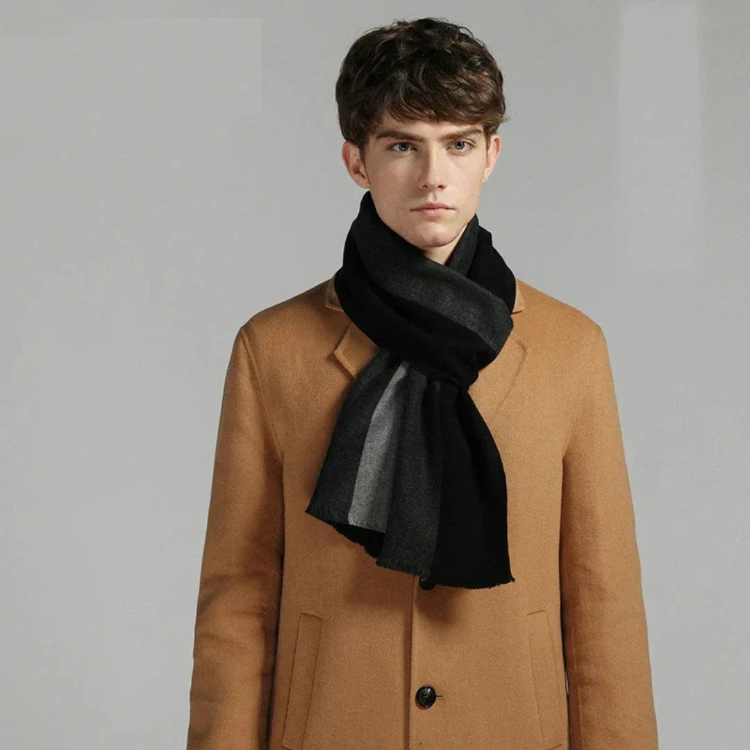 Elegante bufanda de invierno para hombre