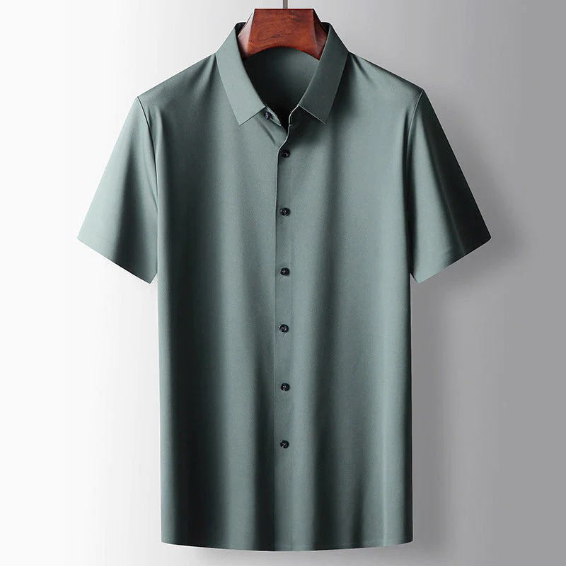 Adrien - Camisa casual de seda