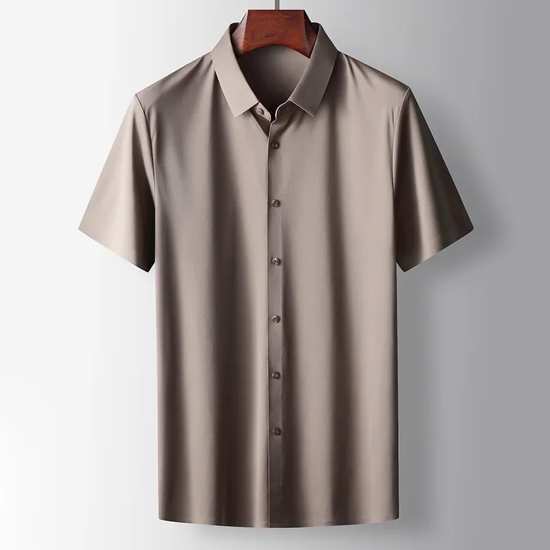 Adrien - Camisa casual de seda