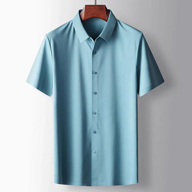 Adrien - Camisa casual de seda