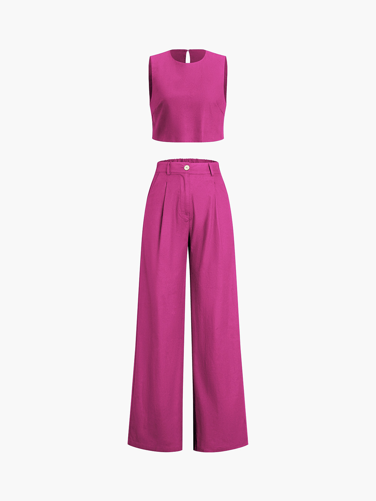 Esther - Conjunto de pantalón boho de dos piezas
