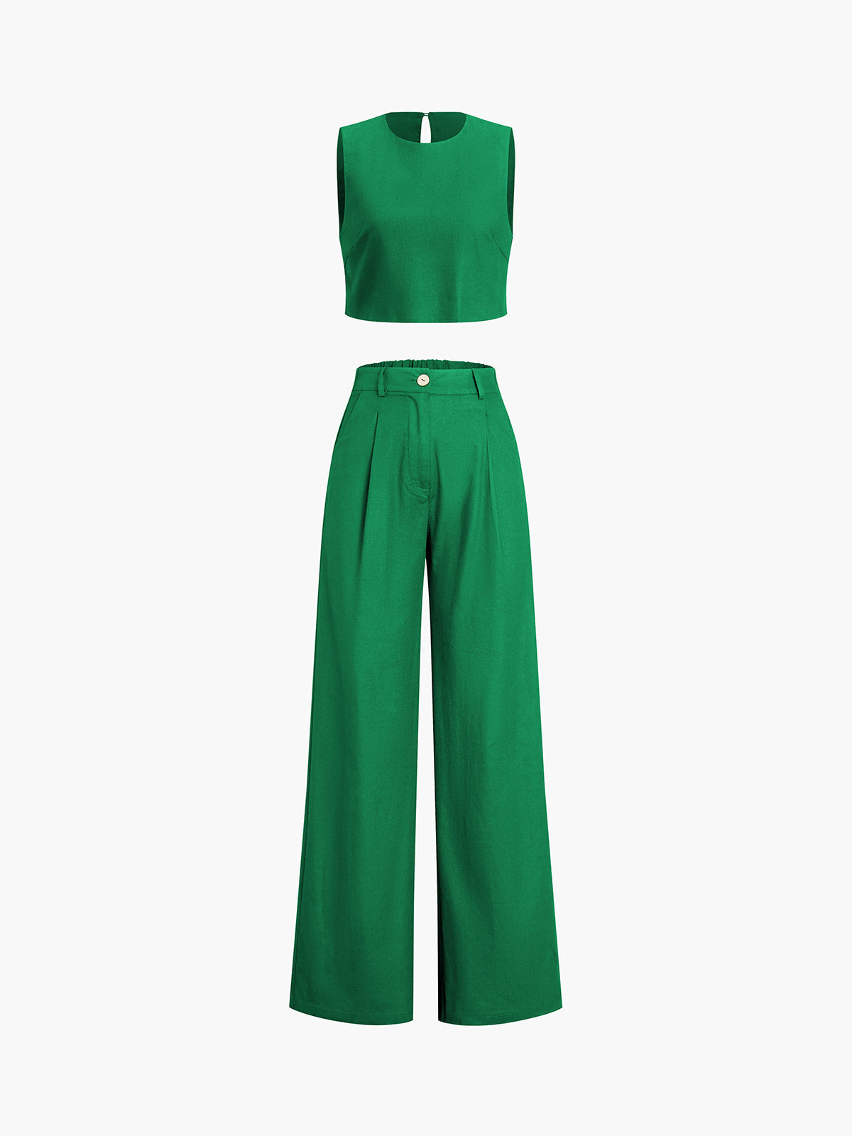 Esther - Conjunto de pantalón boho de dos piezas