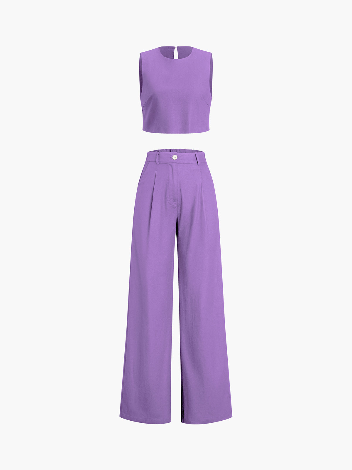 Esther - Conjunto de pantalón boho de dos piezas