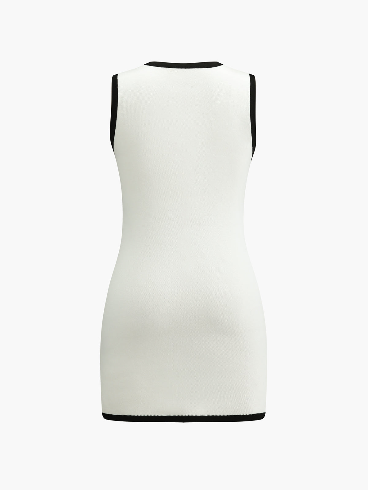 Victoria - Vestido corto sin mangas con botones y bolsillos múltiples
