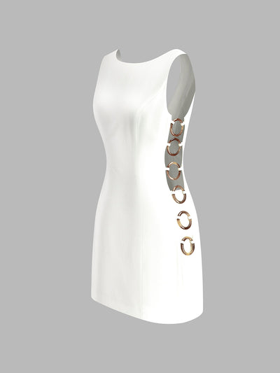 Rylie - Vestido sin mangas O-Ring Cutout