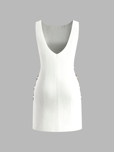 Rylie - Vestido sin mangas O-Ring Cutout