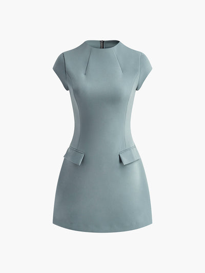 Sadie - Elegante minivestido de línea A