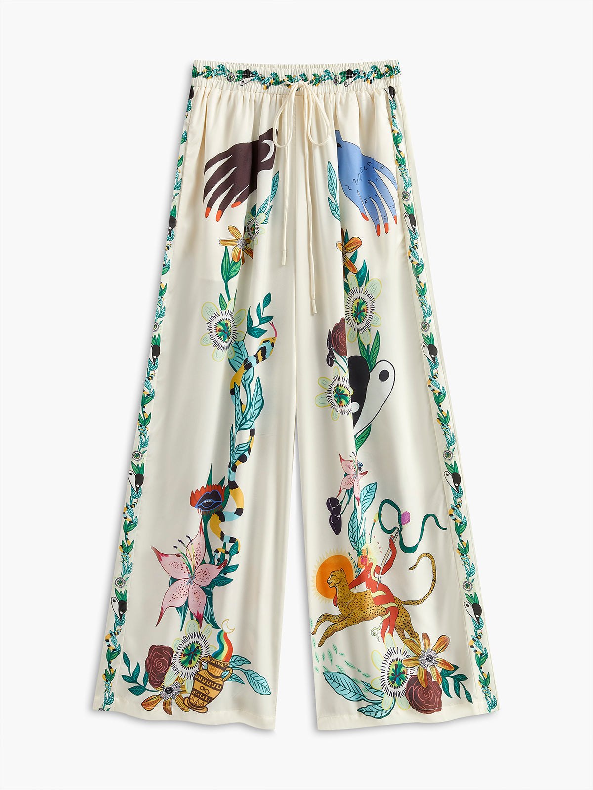 Carlota - Conjunto de pantalón con estampado floral