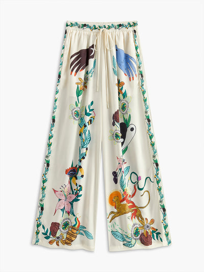 Carlota - Conjunto de pantalón con estampado floral