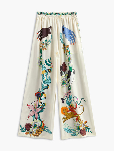 Carlota - Conjunto de pantalón con estampado floral