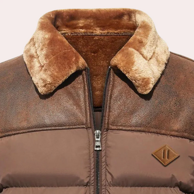 Chaqueta de invierno para hombre, acogedora y de gran calidad