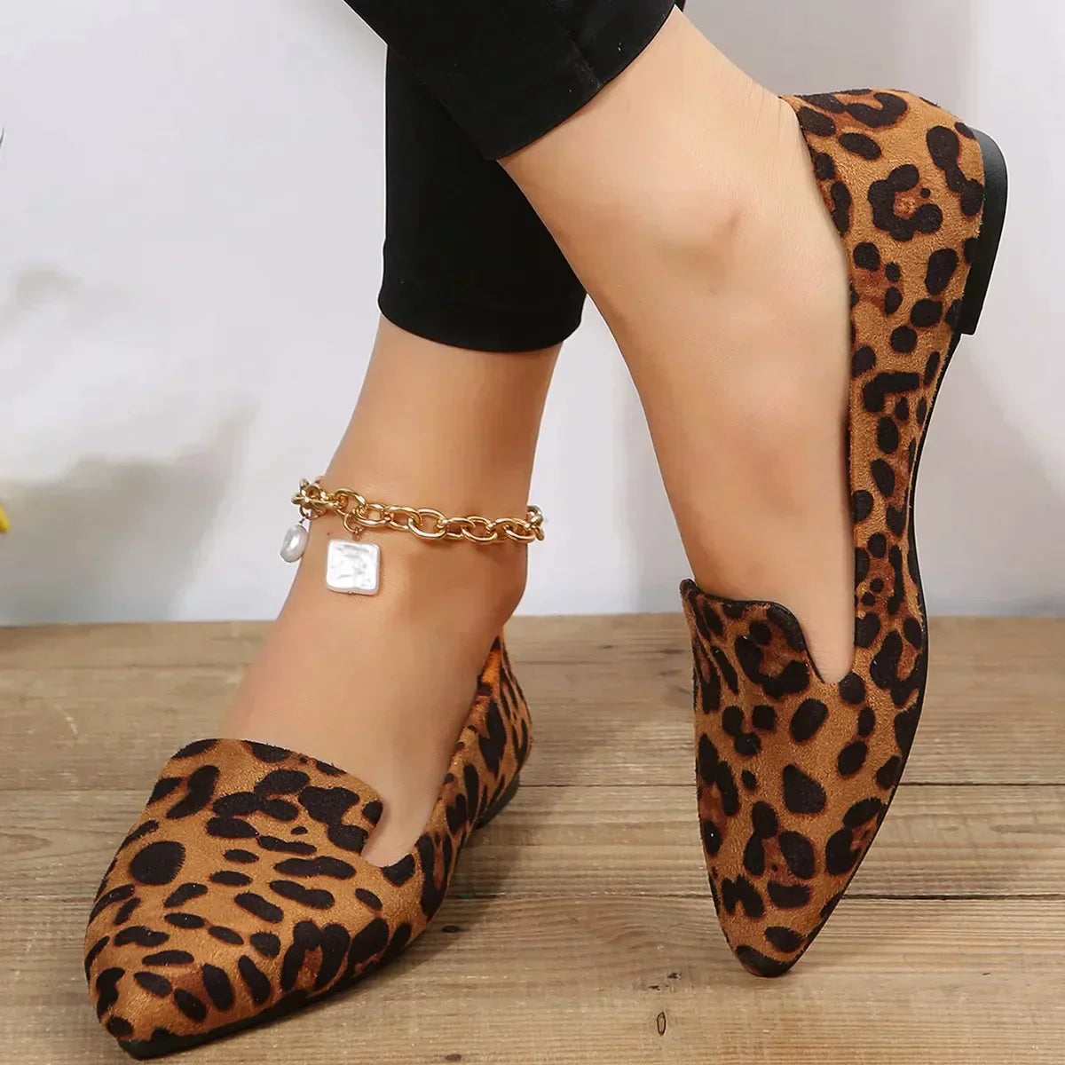 Mocasines estampado de leopardo - Ivy