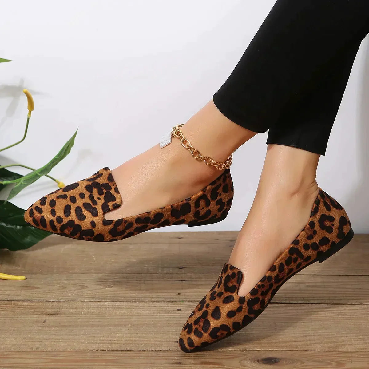 Mocasines estampado de leopardo - Ivy