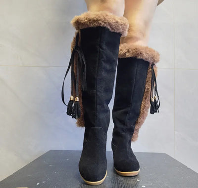 Zorana - Botas largas de invierno de felpa