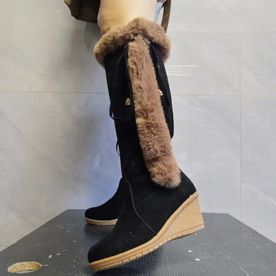 Zorana - Botas largas de invierno de felpa