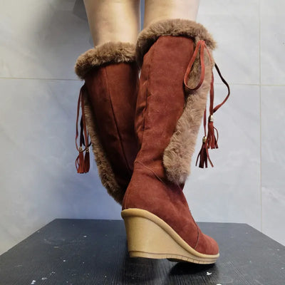 Zorana - Botas largas de invierno de felpa