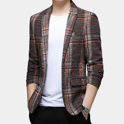 Dagr - Elegante blazer de cuadros para hombre