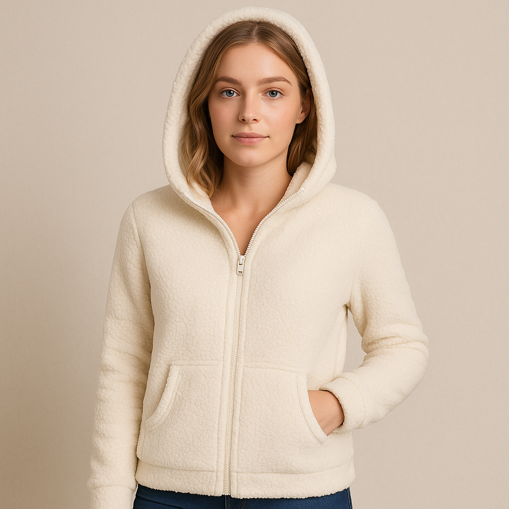 Chaqueta polar con capucha  - Rachel