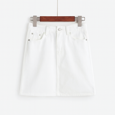 Falda corta denim para mujer - Auria