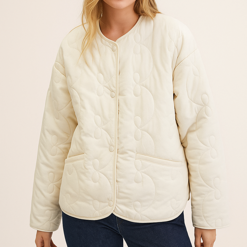 Chaqueta acolchada con patrón de lazos - Maeren