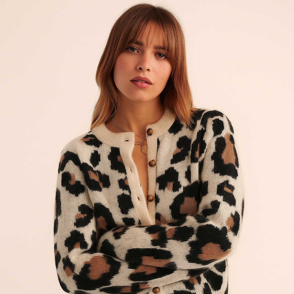 Cárdigan para mujer con estampado moderno - Alvéra