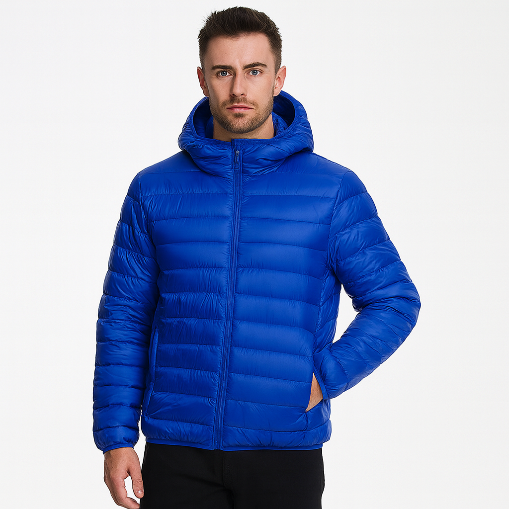 Chaqueta acolchada ligera hombre con capucha y cremallera - Tidus