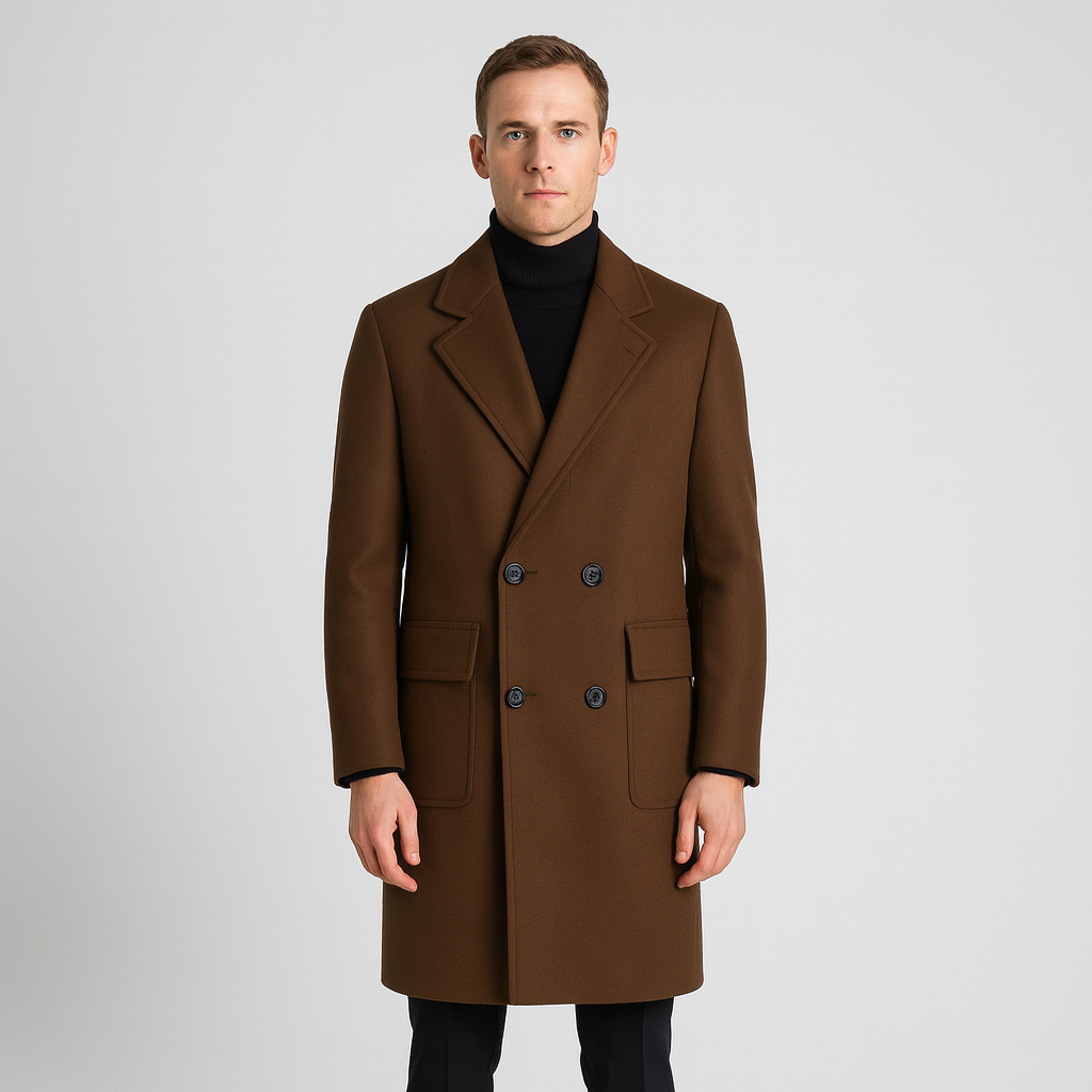 Abrigo de lana elegante para hombre - Henrik