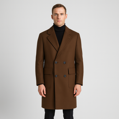 Abrigo de lana elegante para hombre - Henrik