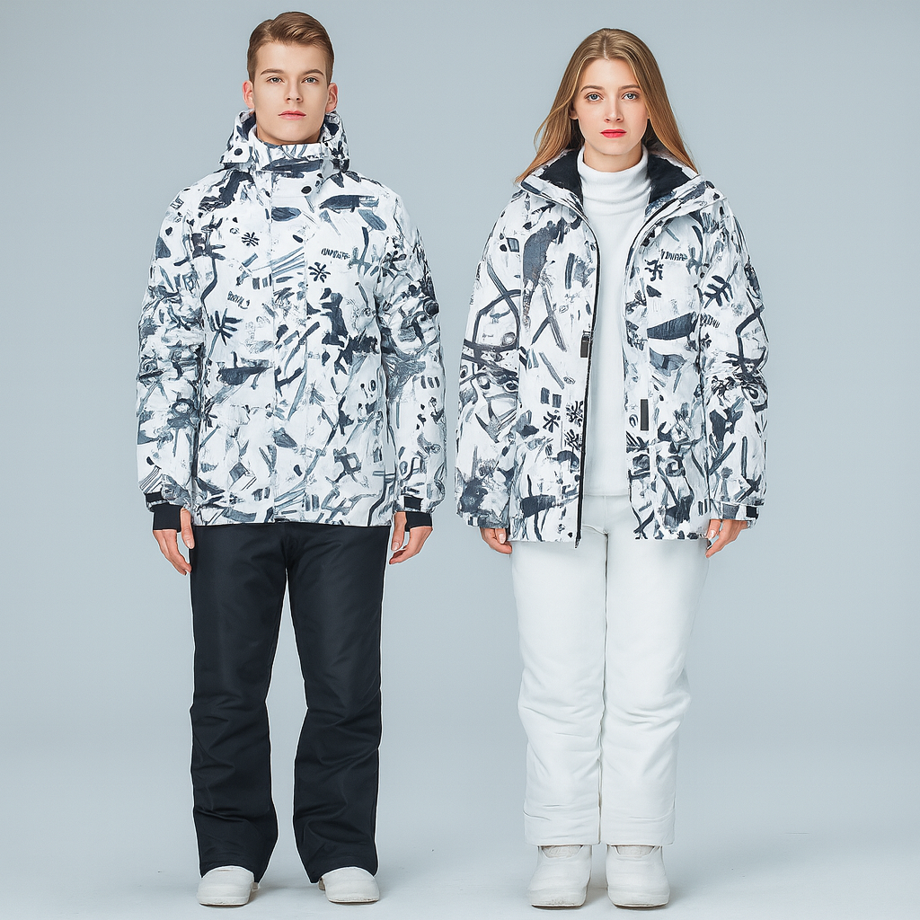 Conjunto de esquí unisex impermeable y cortaviento - Nivor