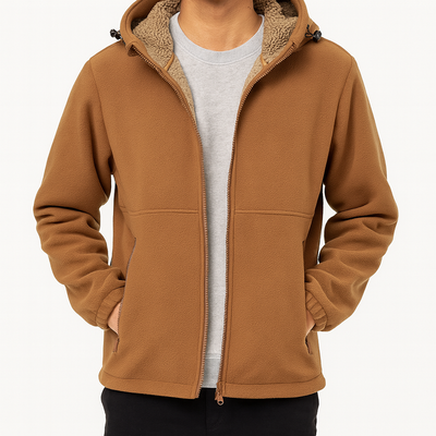 Chaqueta para hombre de tejido afelpado - Hadrien