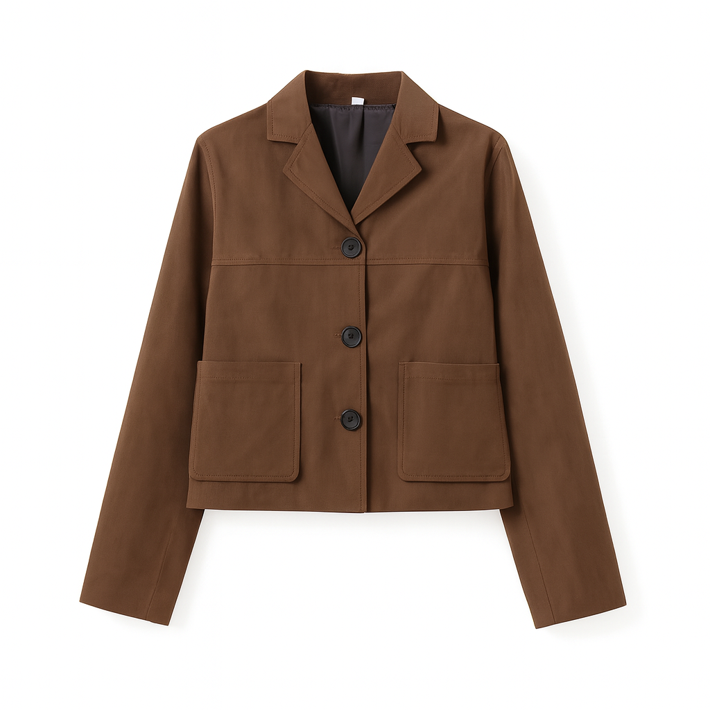 Chaqueta corta de ante para mujer - Maeris