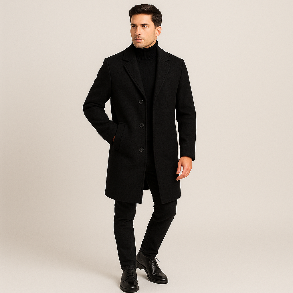 Abrigo clásico y elegante para hombre - Stergen