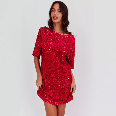 Vestido para mujer efecto lentejuelas - Nalhira