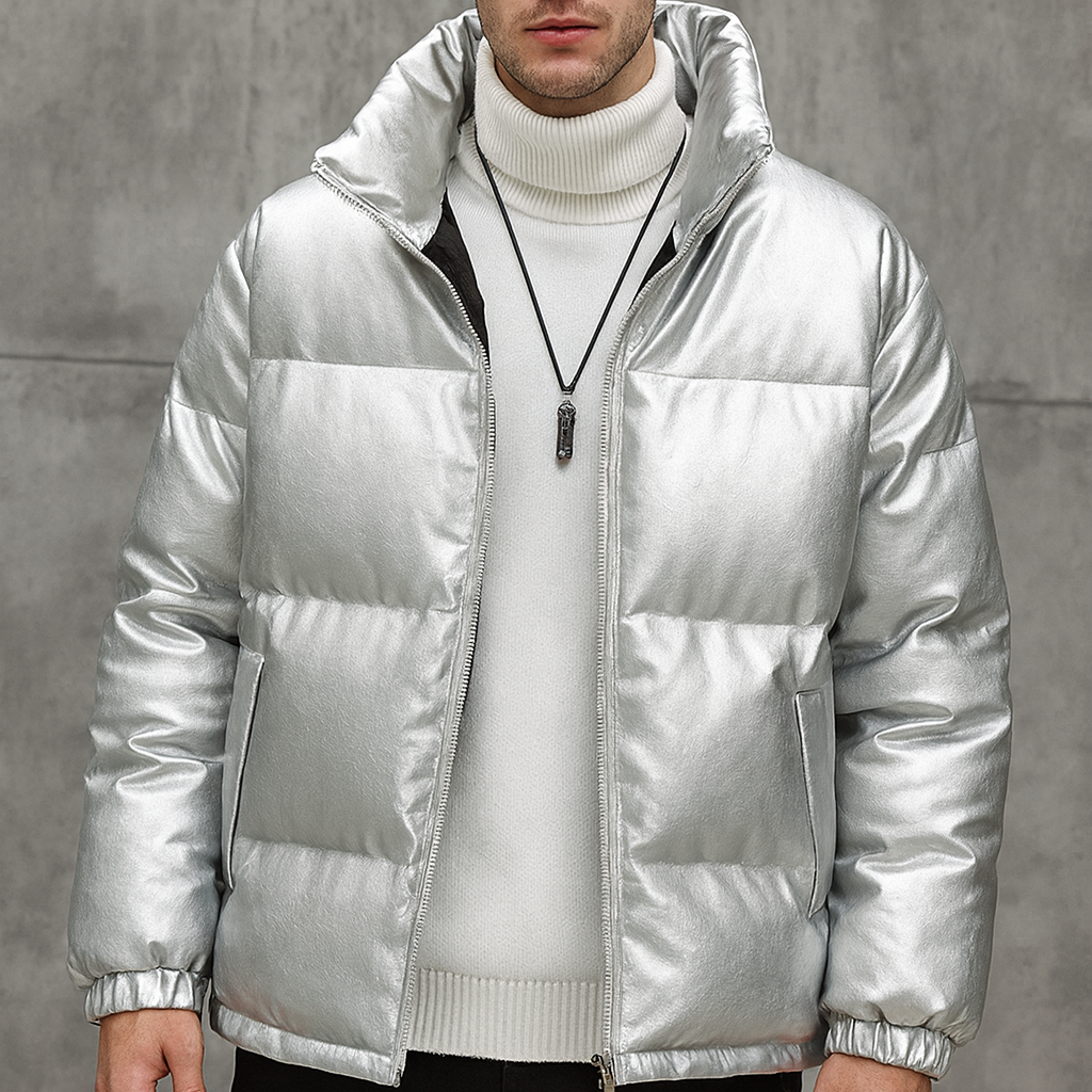 Chaqueta para hombre acolchado efecto mate - Joryn