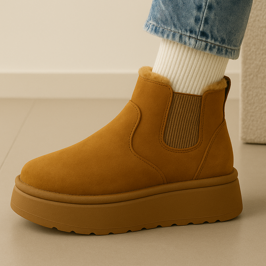 Botines para mujer estilo invernal con interior afelpado - Maivelle