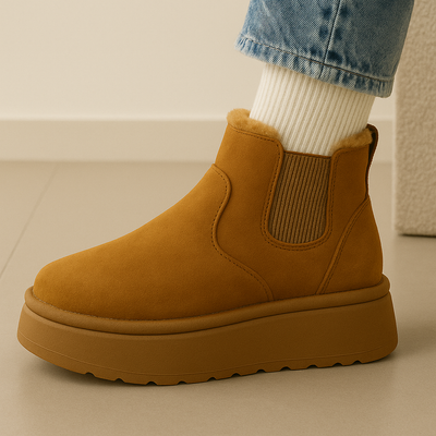 Botines para mujer estilo invernal con interior afelpado - Maivelle