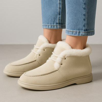 Botas para mujer efecto gamuza invierno - Lena
