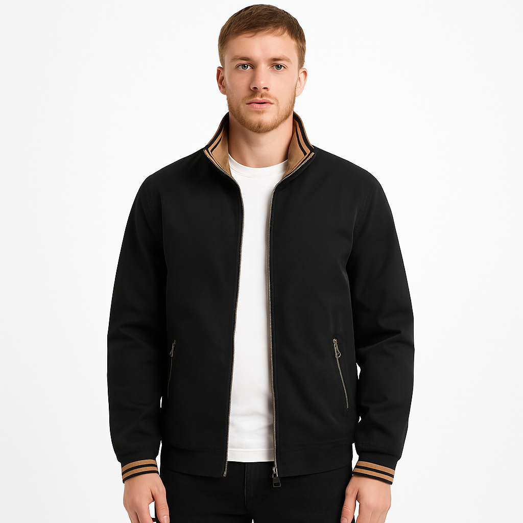 Chaqueta hombre ligera casual cremallera – Maldini