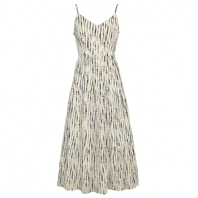 Vestido midi tirantes finos estampado - Noelia