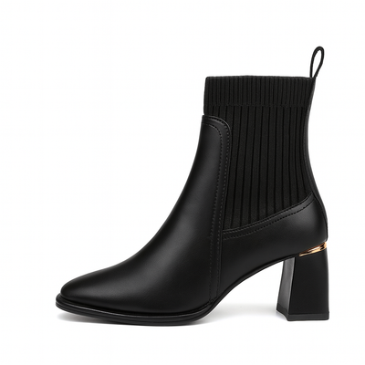 Botines tacón ancho elástico - Erendira