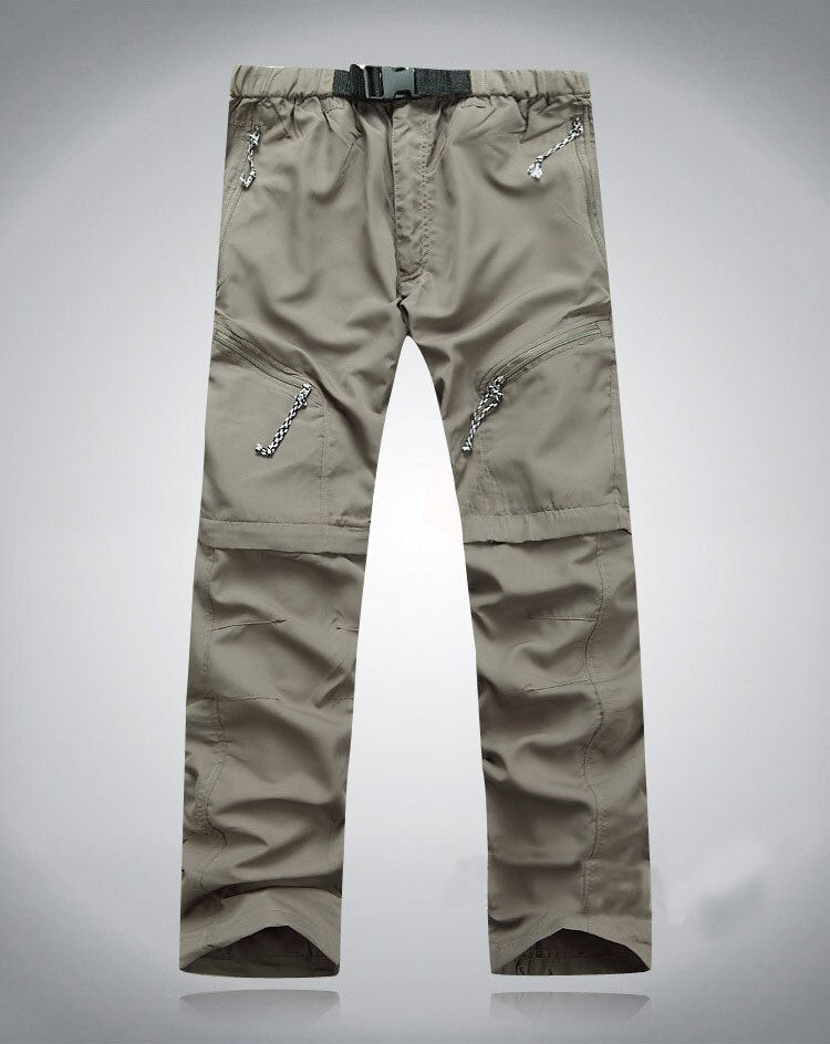 Robustos pantalones de outdoor 2 en 1 para hombre