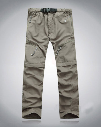 Robustos pantalones de outdoor 2 en 1 para hombre