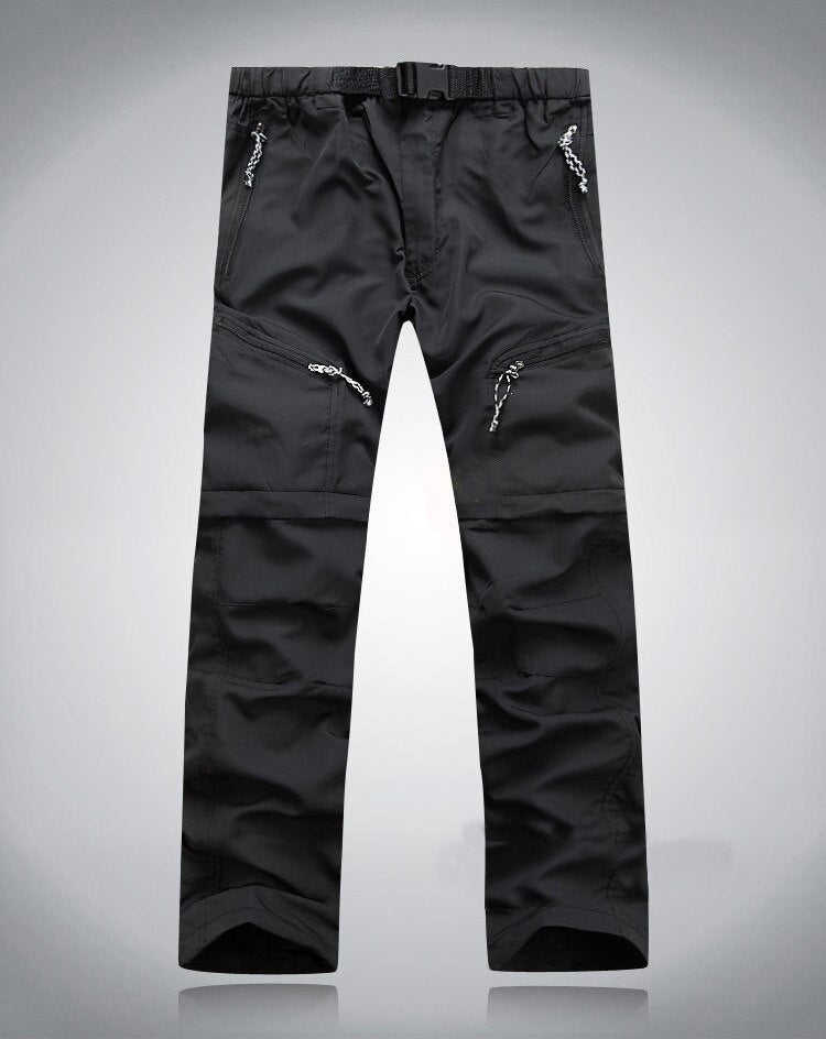 Robustos pantalones de outdoor 2 en 1 para hombre