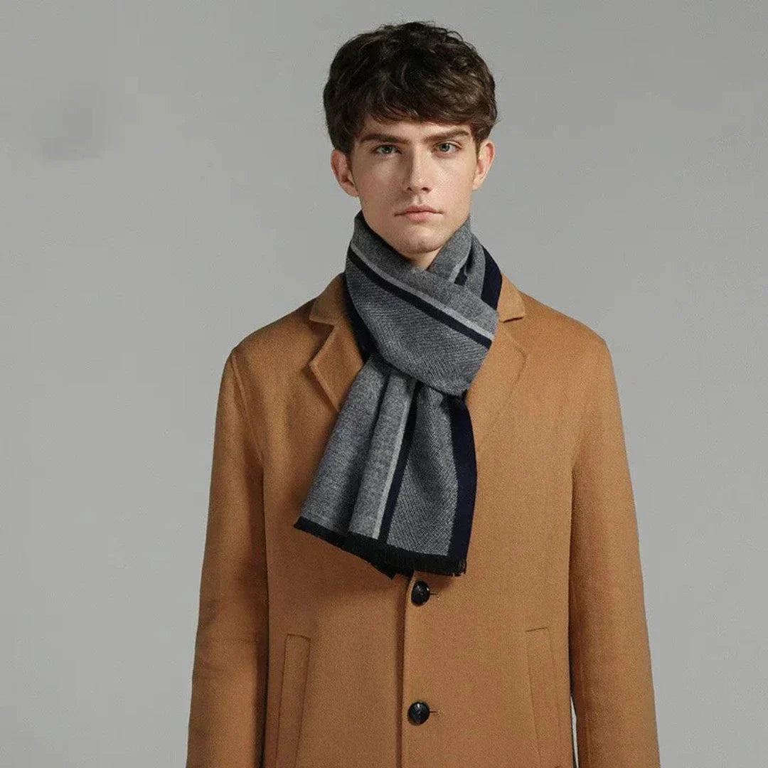 Elegante bufanda de invierno para hombre