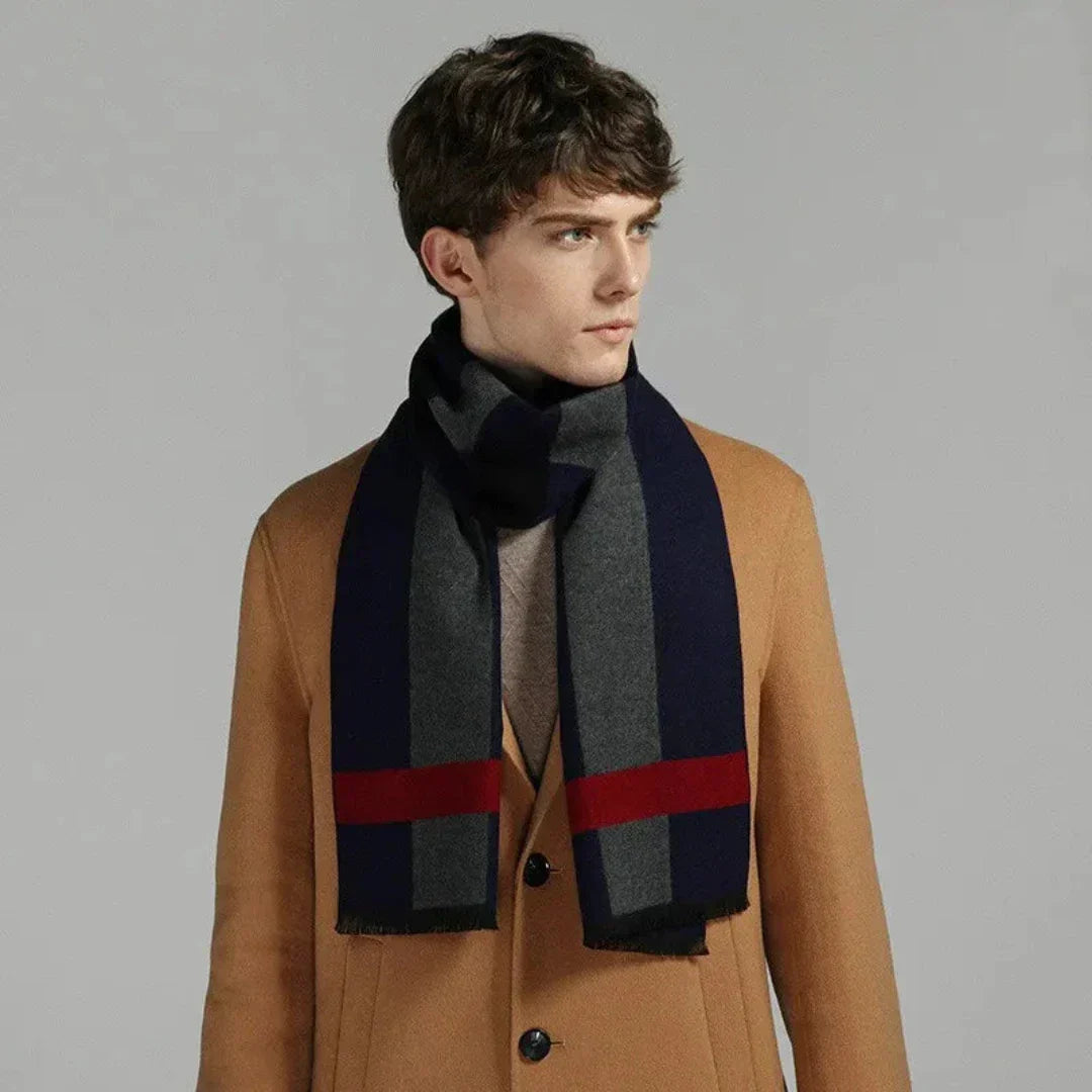 Elegante bufanda de invierno para hombre